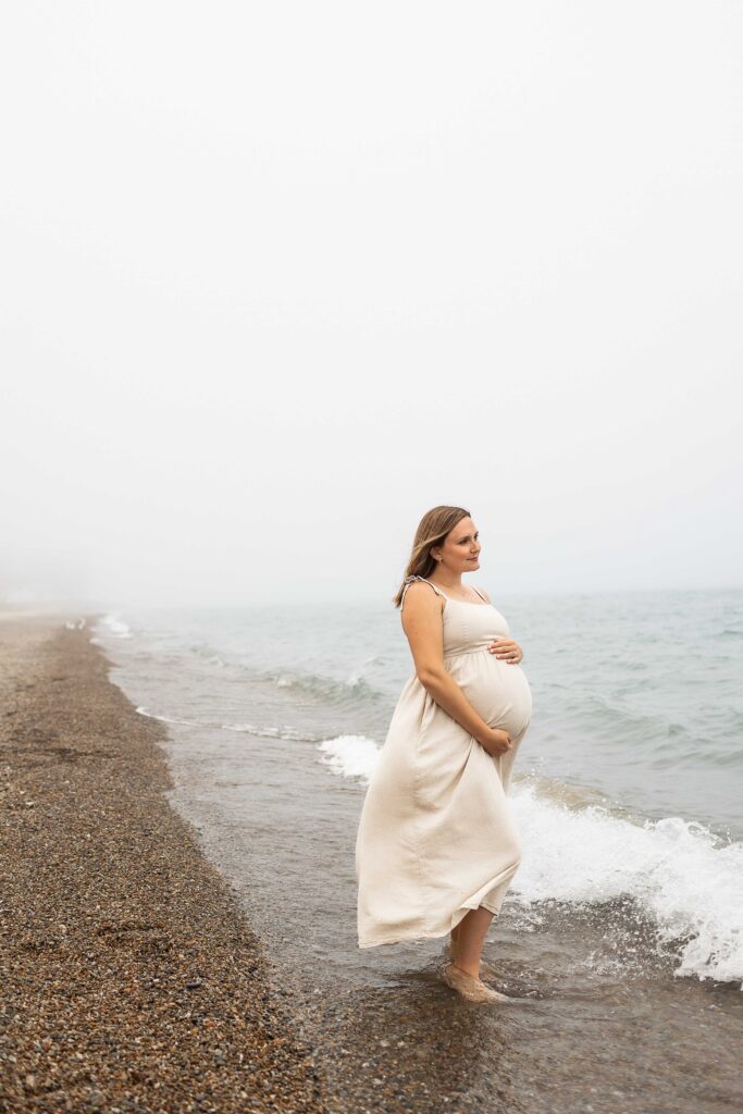 Documentary maternity photos of a couple preparing for their baby in Hamilton
